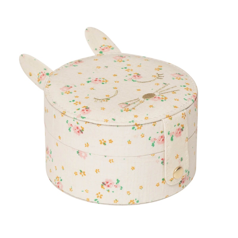 Tiny Blossom Bunny Jewellery Box by Rockahula