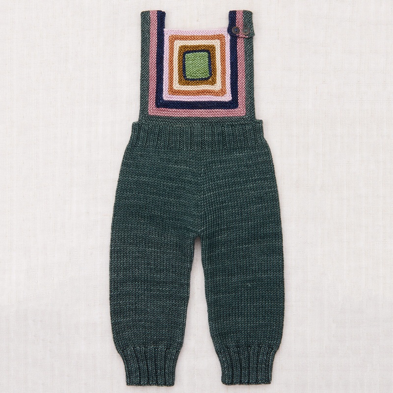 EXCLUSIVE Baby Log Cabin Overall in Camp Green by Misha & Puff