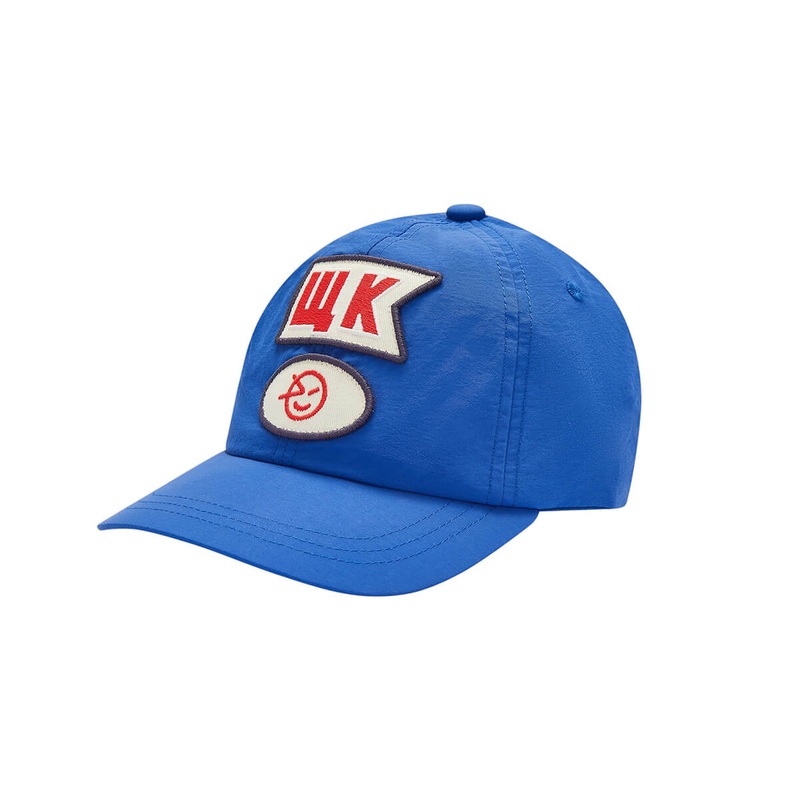 Nylon Badge Cap in Strong Blue by Wynken