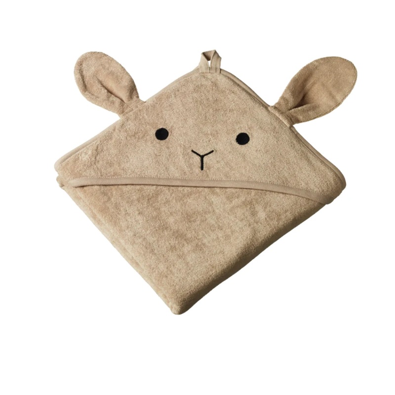 Nature Baby Bunny Hooded Towel – Nougat